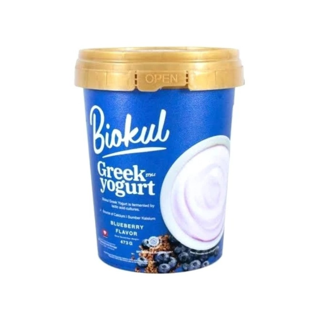 Biokul Yogurt Greek blueberry 473g