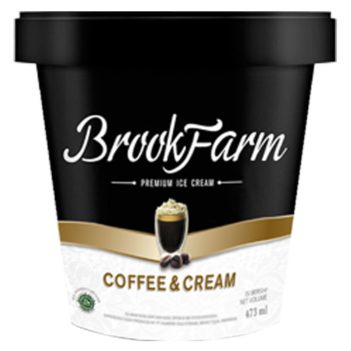 Brookfarm IC Coffee Cream 473ml