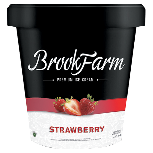 Brookfarm IC Strawberry 473ml 