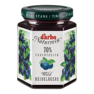 Darbo Blueberry fruit spread 200g