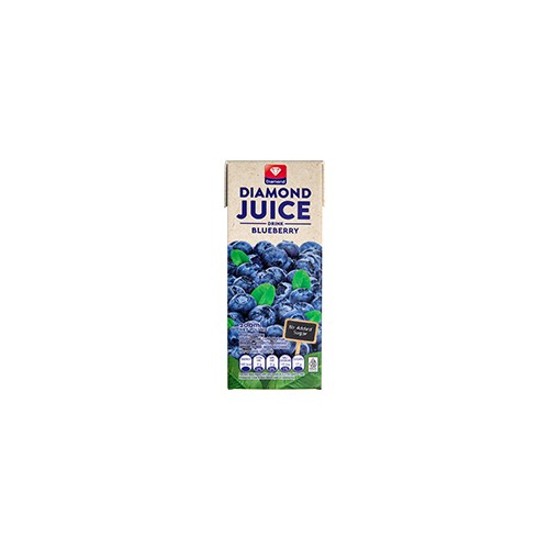 Diamond Juice UHT Blueberry 200ml