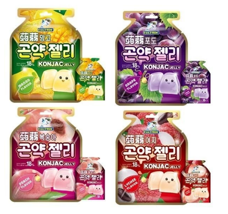 Dolphin Konjac Jelly Lychee 300g