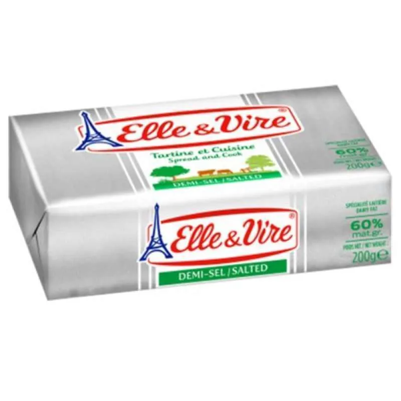 Elle Vire Butter Salted Spread Cooking 60% Fat 200g