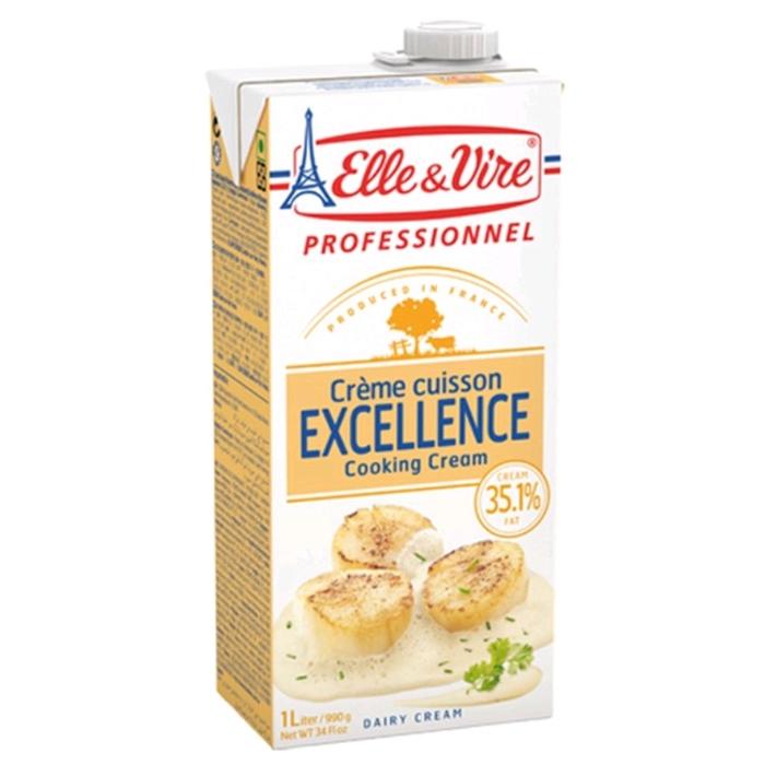 Elle Vire Crème Cuisson Excellence Cooking Cream 35% 1L