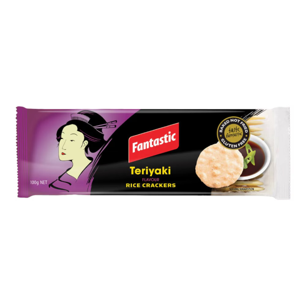 Fantastic rice cracker teriyaki 100g
