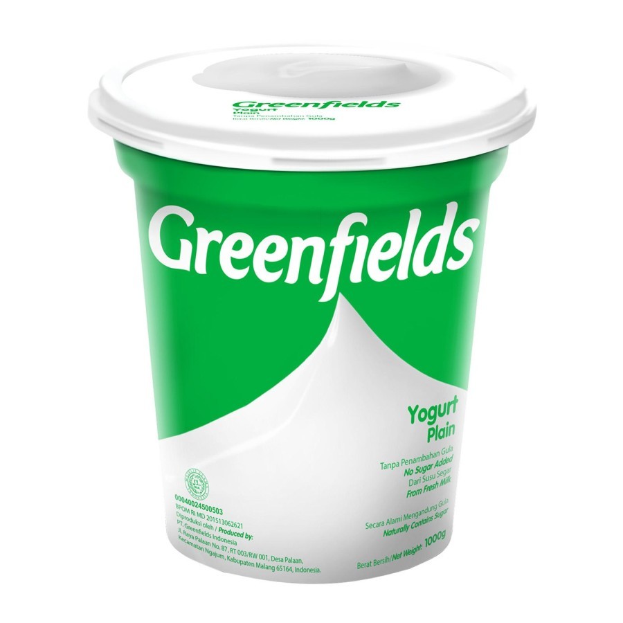 Greenfields Yogurt stir Plain 1L