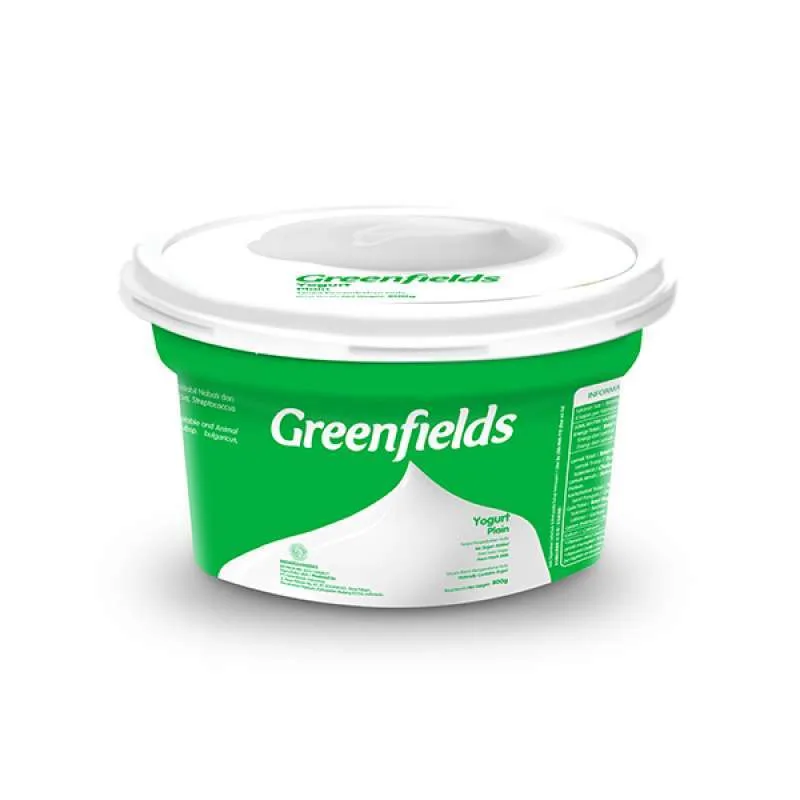 Greenfields Yogurt stir Plain no sugar 500g
