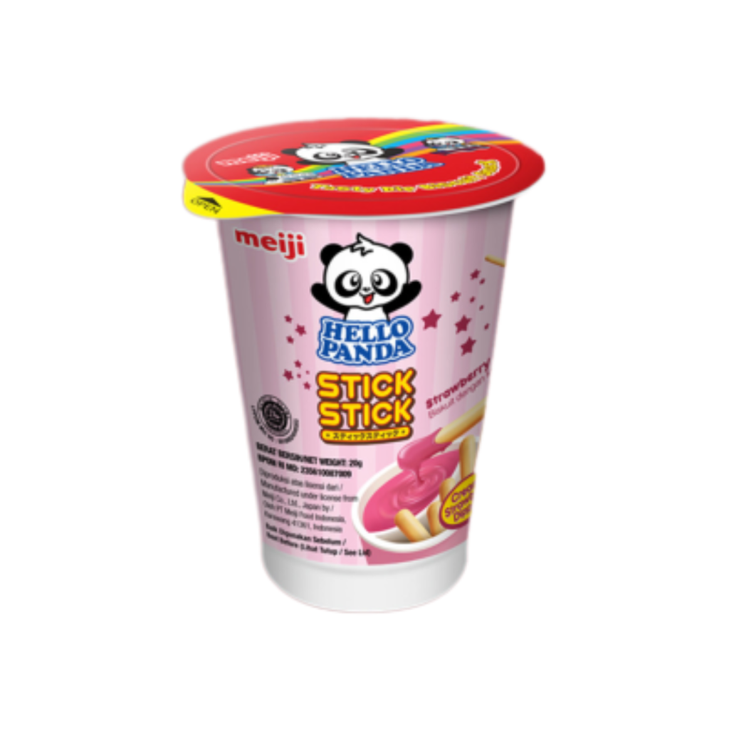 Hello Panda Stick Strawberry 20g