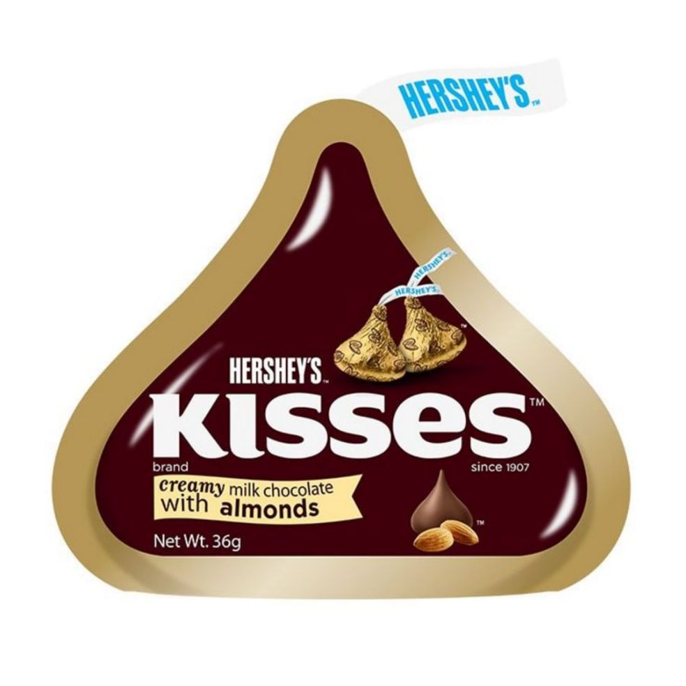 Hersheys Kisses Choco Almond 36g