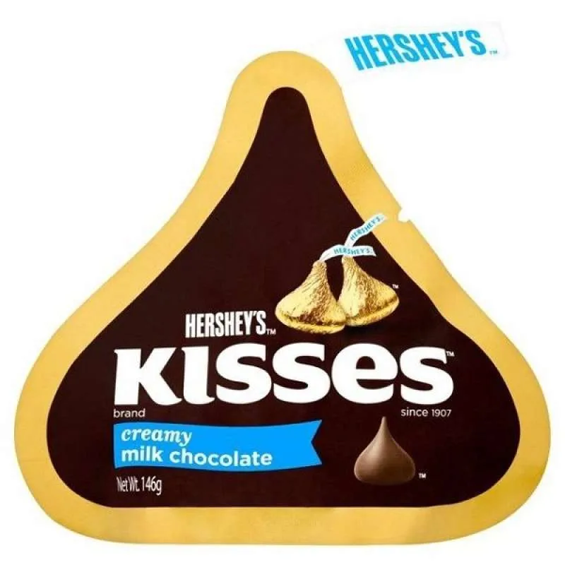Hersheys Kisses Creamy Milk Choco Almond 146g