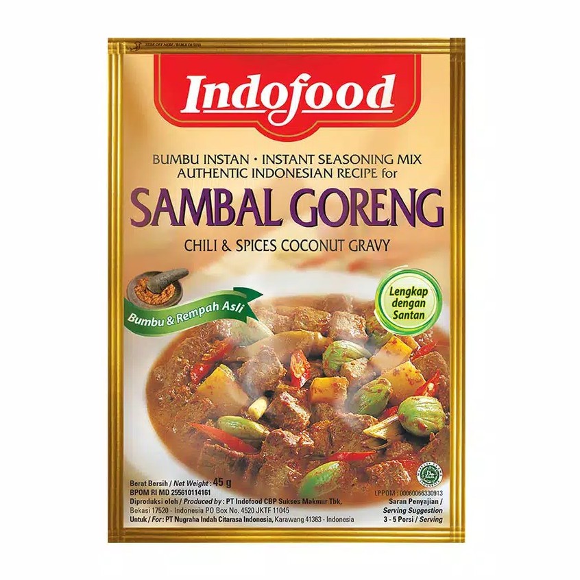 Indofood bumbu Sambal goreng 45g 