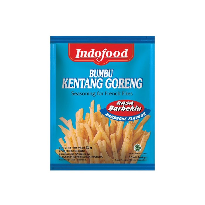 Indofood bumbu kentang goreng barbeque 25g