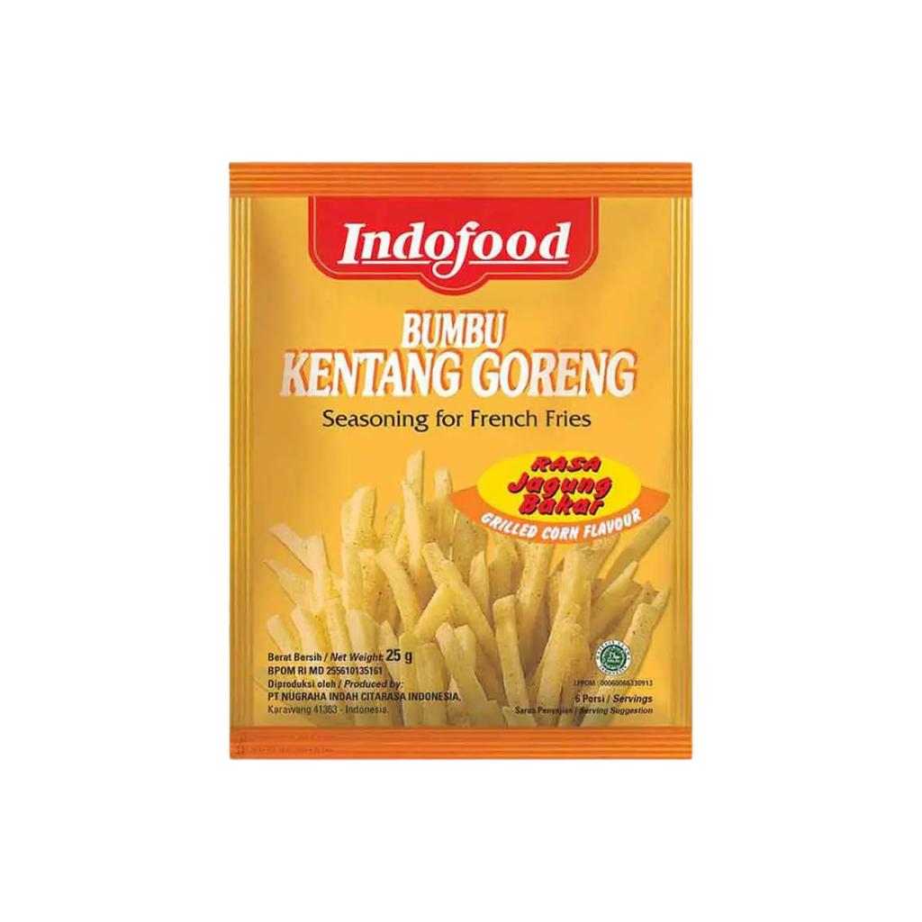 Indofood bumbu kentang goreng Jagung bakar 25g