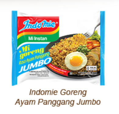 Indomie Goreng Jumbo Ayam panggang 127g