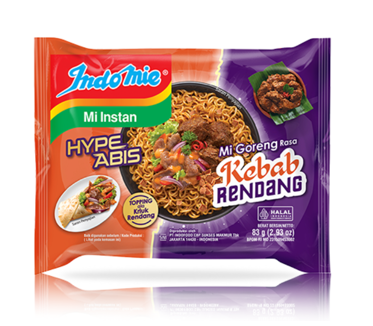 Indomie Hype Kebab Rendang 83g