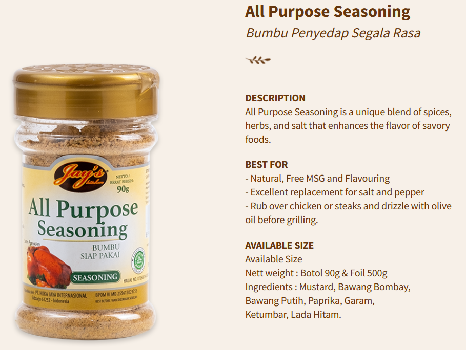 Jays Seasoning All Purpose 90g