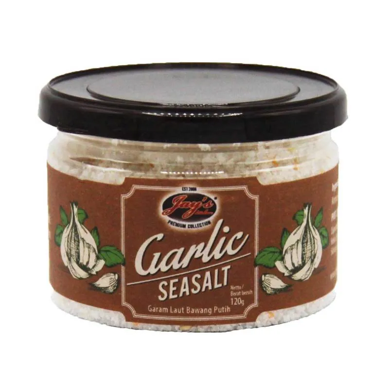 Jays Sea Salt Garlic 120g