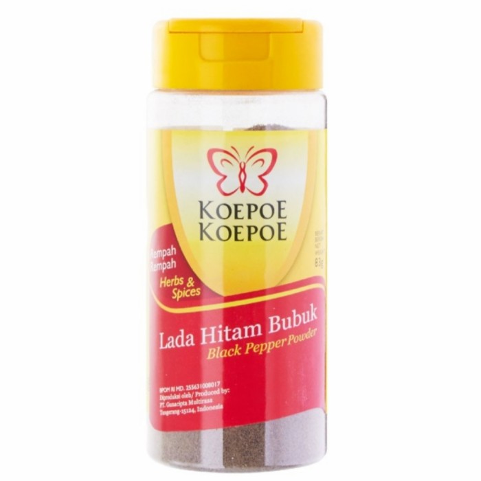 Koepoe lada hitam bubuk 83g