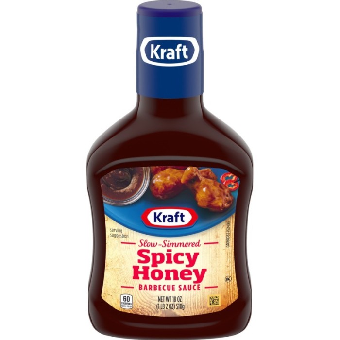 Kraft BBQ Sauce Spicy Honey 510g