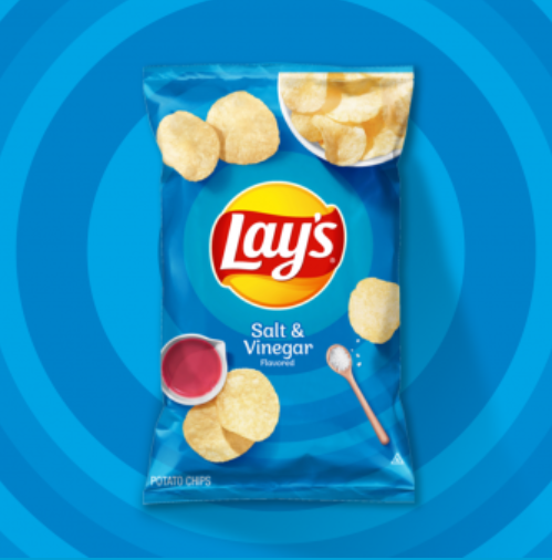 Lays USA Potato Chips Salt Vinegar 184g