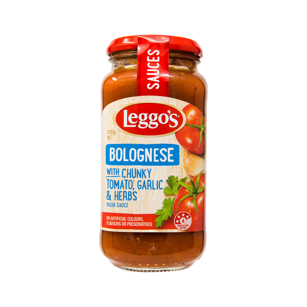 Leggos Bolognese chunky Tomato Garlic 500g