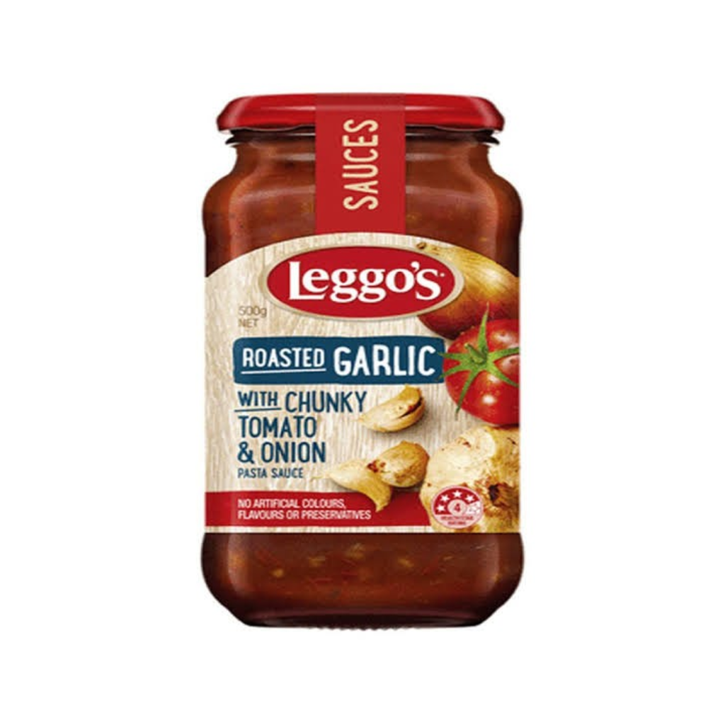 Leggos Roasted Garlic Chunky Tomato 500g