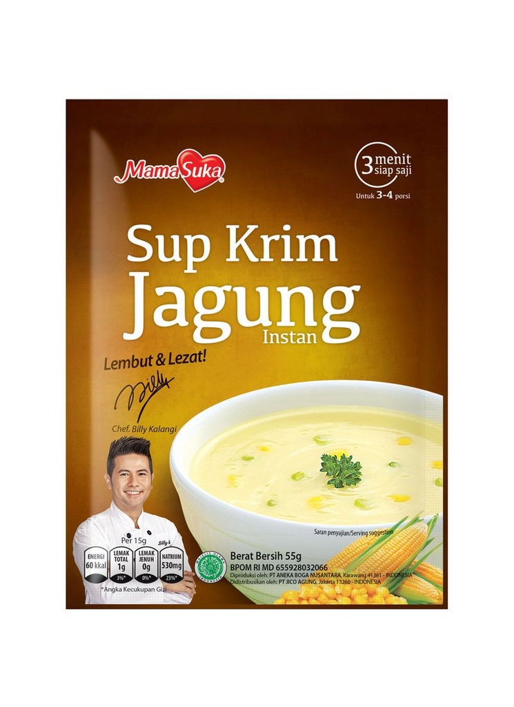 Mamasuka sup krim Jagung 55g
