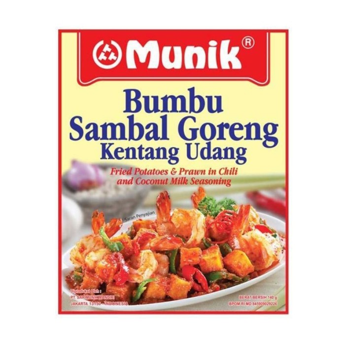 Munik Sambal Goreng Kentang Udang 140g