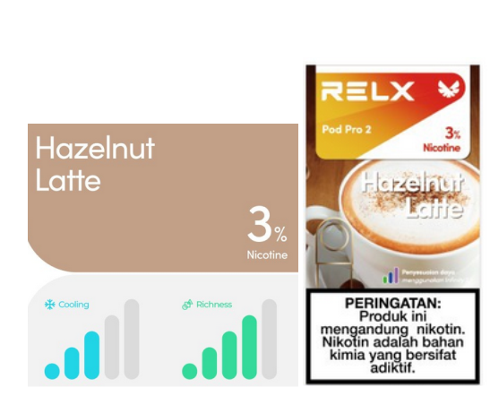Relx Pod Pro2 Hazelnut Latte 