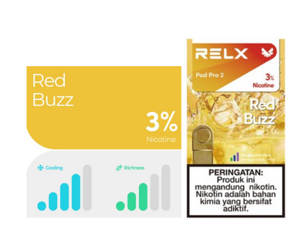 Relx Pod Pro2 Red Buzz