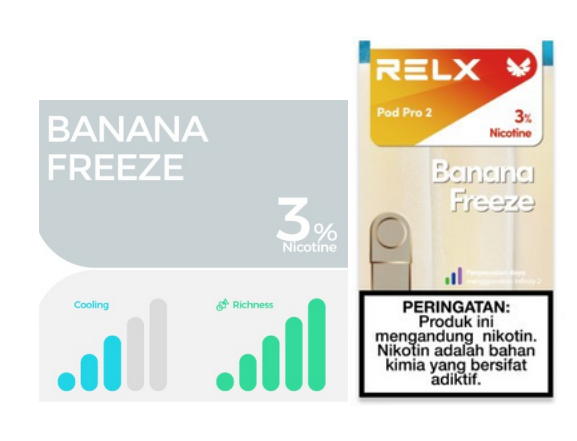 Relx Pod Pro2 Banana Freeze