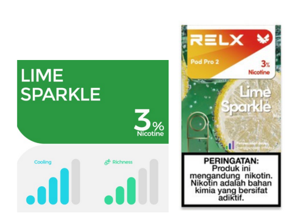 Relx Pod Pro2 Lime Sparkle