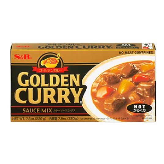 SNB Golden Curry Sauce Mix hot 220g