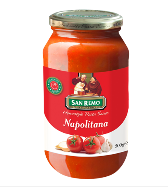San Remo Pasta Sauce Napolitiana 500g