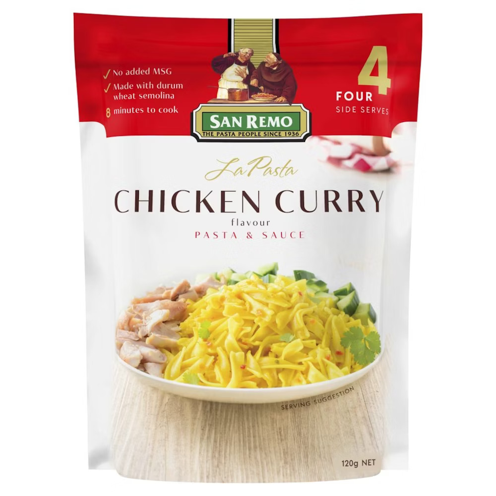 San Remo la Pasta chicken curry 120g