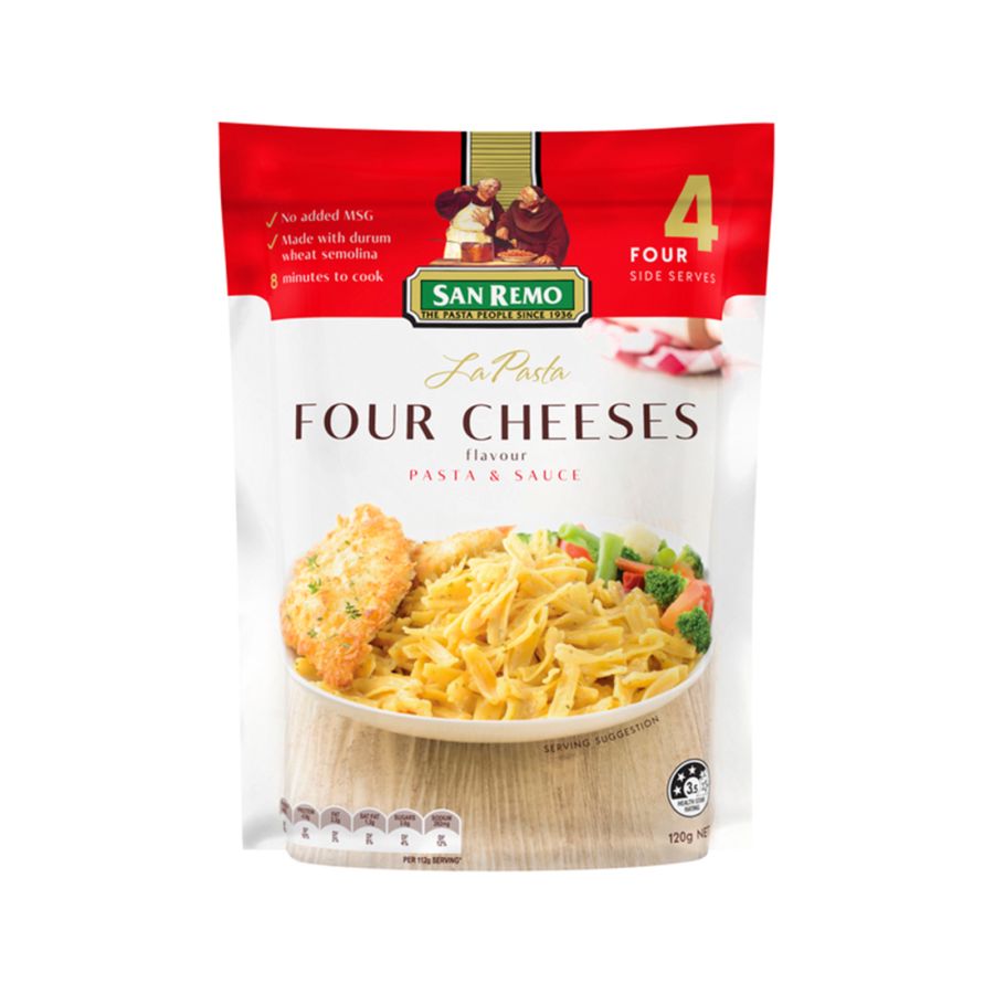 San Remo la Pasta four Cheese 120g