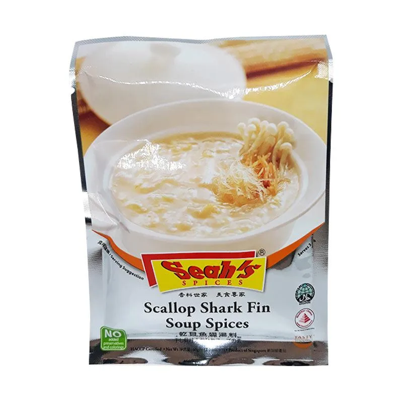 Seah Scallop Shark Fin Soup Spices 60g