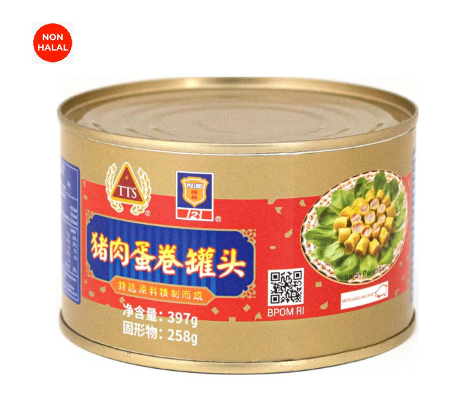 TTS Maling Canned Egg Rolls 397g
