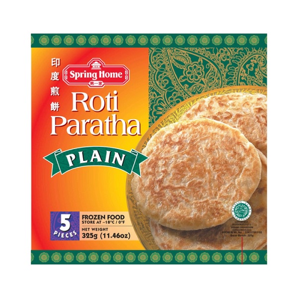 TYJ Roti Paratha Plain 325g