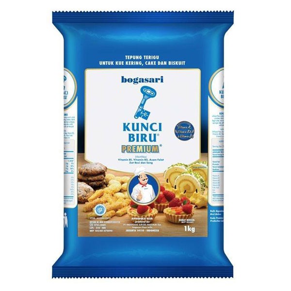 Tepung kunci biru 1kg