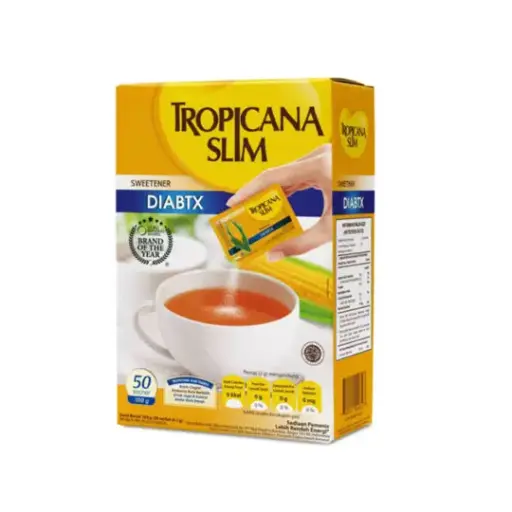 Tropicana Slim Sweetener Diabtx 50s