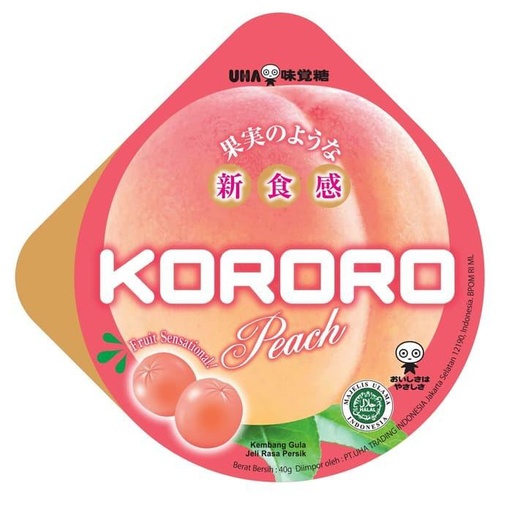 UHA kororo Peach 40g