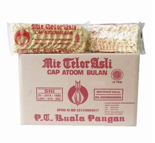 KARTON Mie Atoom Bulan 20s