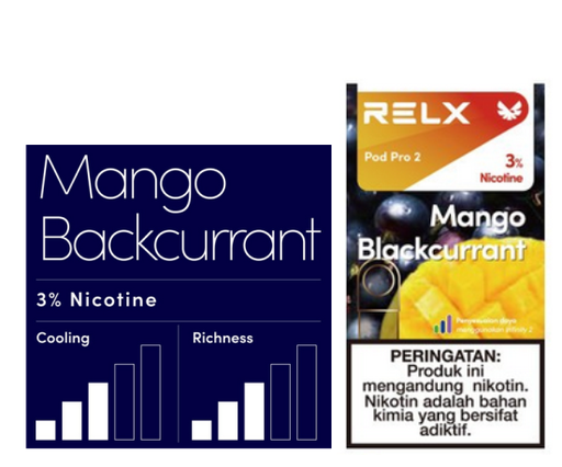 Relx Pod Pro2 Mango Blackcurrant