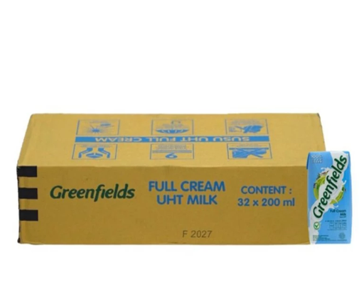KARTON Greenfields UHT 250ml Fullcream