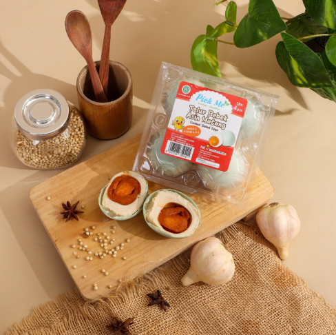 Pick Me Telur Bebek Asin Matang 4s