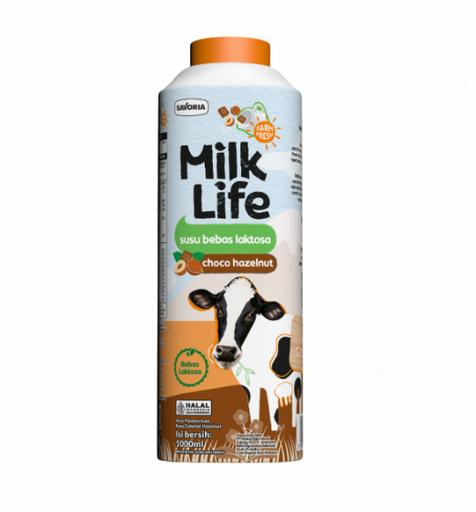 Milk Life FM Lactose Free Choco Hazelnut 1L