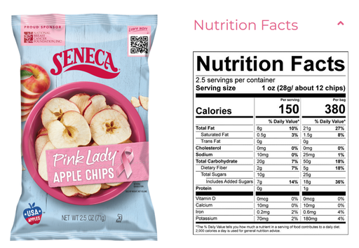 Seneca Apple Chips Pink Lady 71g