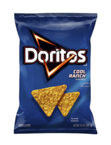Doritos USA Cool Ranch Tortilla Chips 7oz