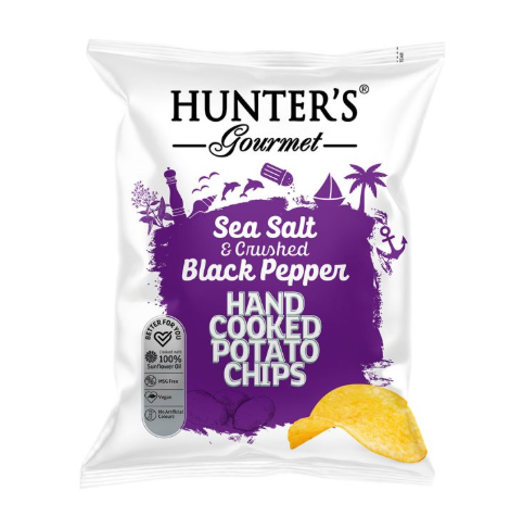 Hunters Sea Salt Black Pepper 125g